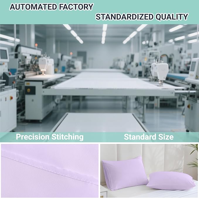 ZPECC Pillow Cases Queen Size Set of 12, 20x30 Envelope Closure Pillowcases - Image 4