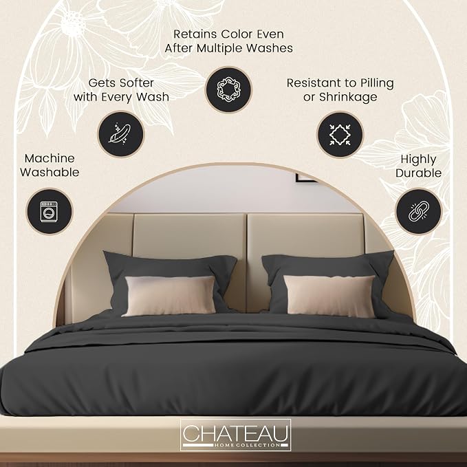 100% Cotton Sheets King Size Sheets Set - Image 6