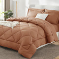 CozyLux King Size Comforter Sets Pumpkin by CozyLux