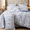 FADFAY Duvet Cover Set Full Floral Bedding Percale Cotton 600 TC Classical by CottonWorldSweetDream