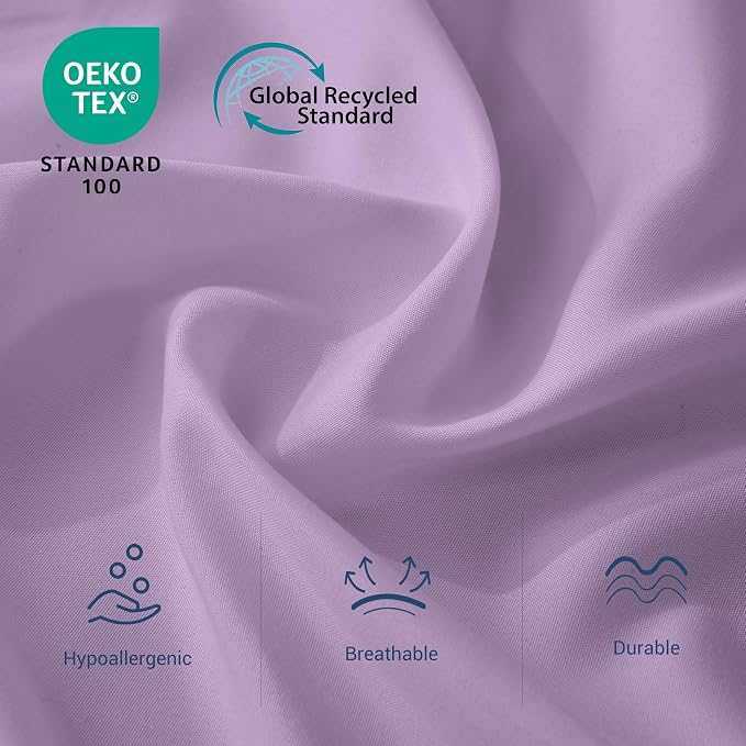 Bulk Twin Flat Sheets Only, 6 Pack Quick Sort Top Bed Sheet, Color-Coded Label - Image 2