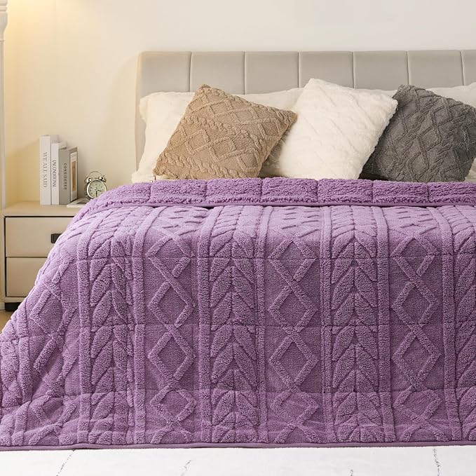 Cottonblue Jacquard Weighted Blanket 20 lbs - Image 9