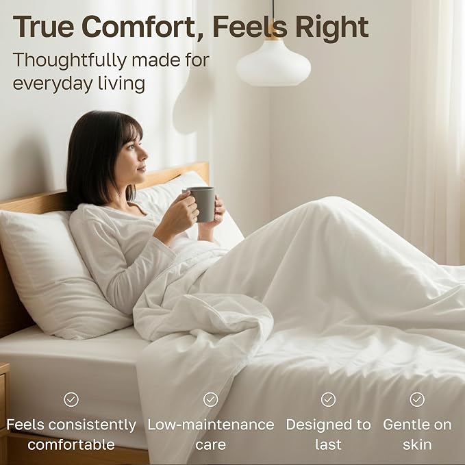 California Design Den Soft 100% Cotton Bed Sheets Twin XL Set, 400 Thread Count - Image 7