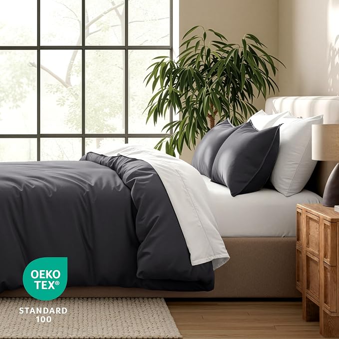 Bare Home Bedding Duvet Cover Oversized Queen - Image 5