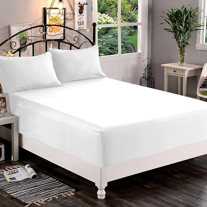 Elegant Comfort 1500 Premium Quality Fitted Sheet Ultra Soft 18-24 Inch Extra - Image 2