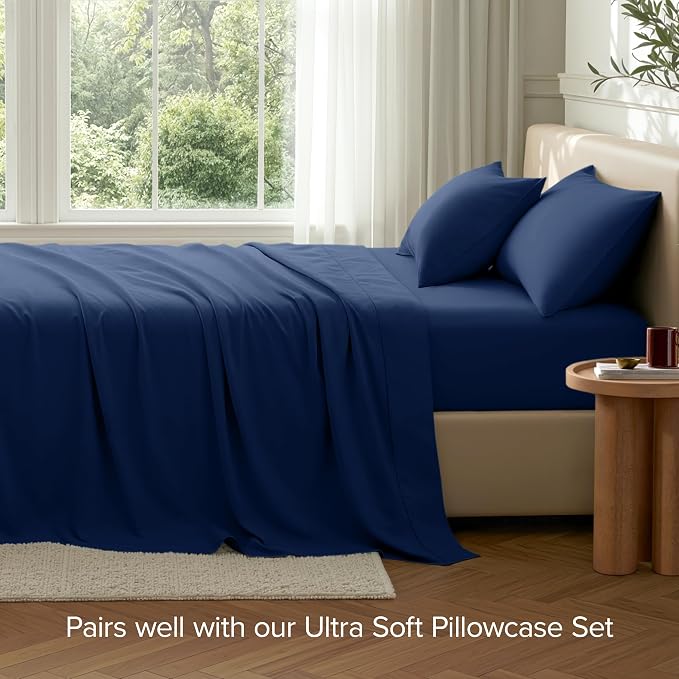 Bare Home Extra Long Flat Sheet - Image 7