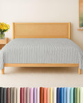 Twin XL Size Flat Sheet by CGKUnlimited