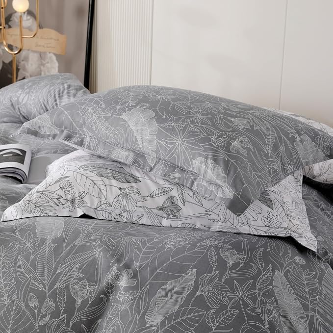OAITE Duvet Cover Set, 100% Cotton Comforter Cover - Image 8
