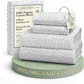 LANE LINEN 100% Organic Cotton Printed Full Size Sheet & Pillowcase Sets by LaneLinen