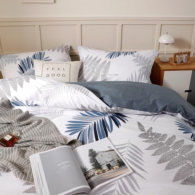 OAITE Duvet Cover Set, 100% Cotton Comforter Cover - Image 6