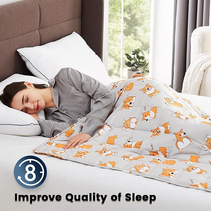 CuteKing Weighted Blanket for Adults: Weighted Blanket - Image 2