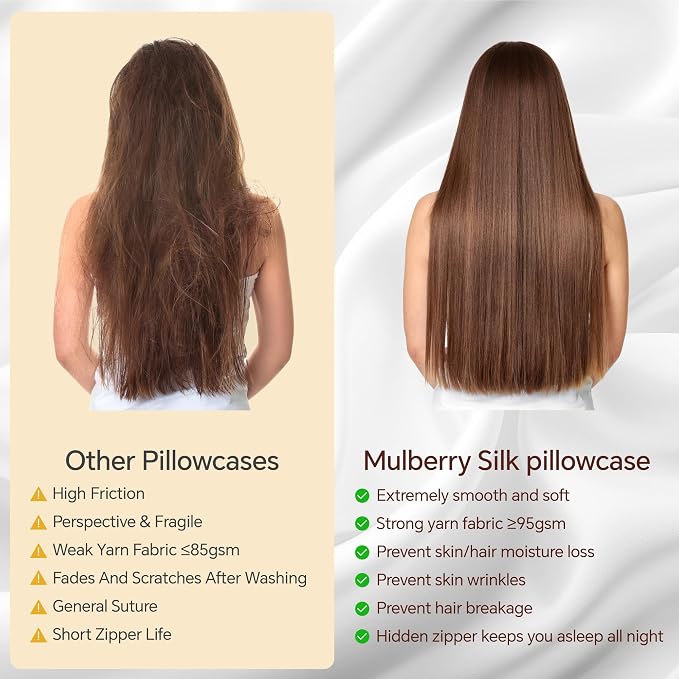 INFIIXSO Mulberry Silk Pillowcase - Image 4