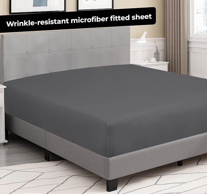 Royale Linens Fitted Sheet King - Image 8