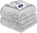 Sealy Electric Blanket Twin Size, Soft Sherpa Heated Blanket Single Control by Sealy