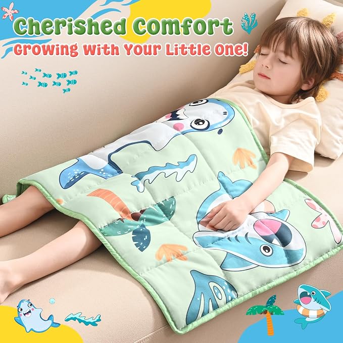 anfie Weighted Lap Pad 2 Pounds, Weighted Blanket Cooling Blanket - Image 3