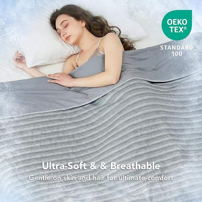 GOHERO Cooling Blanket King Size- 100"x90" Summer Cooling Throw Blanket - Image 2