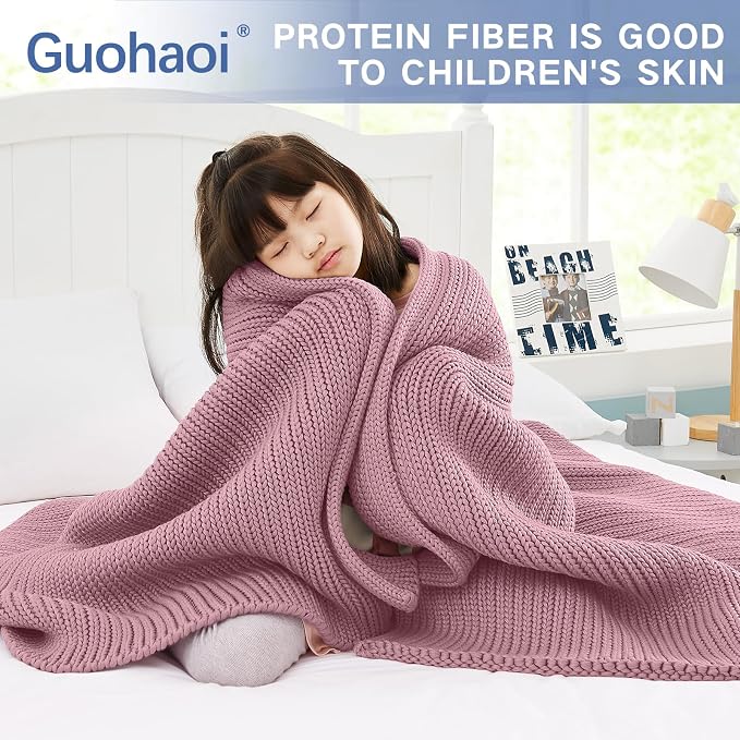 Guohaoi Knitted Weighted Blanket - Image 7