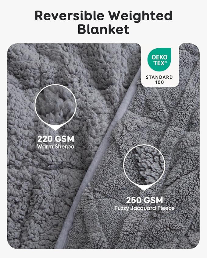 Sivio Weighted Blanket Full Size 15 lbs - Image 3
