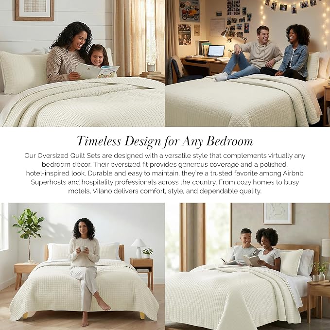 Southshore Fine Living, Inc. Full/Queen Size Quilt Bedding Set, Wrinkle-Free - Image 7