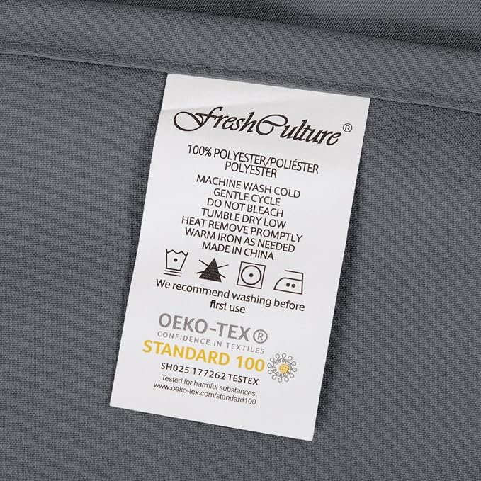 FreshCulture Twin Flat Sheets Only 2 Pack - Image 7
