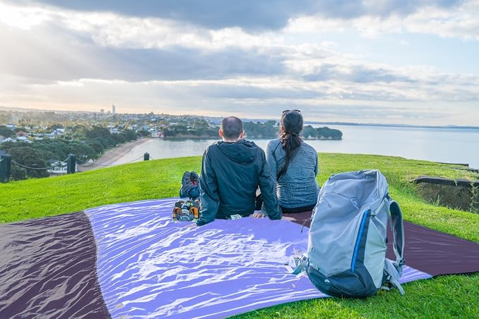 WEKAPO Beach Blanket Sandproof Waterproof, Extra Large Beach Mat, Oversized & - Image 9