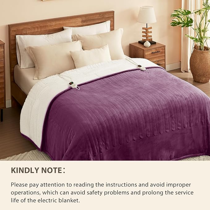 Homemate Electric Heated Blanket King - Image 8