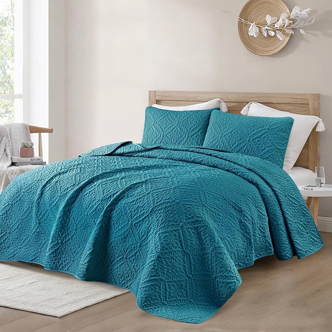 Exclusivo Mezcla Queen Quilt Bedding Set, Lightweight Soft Bedspreads Coverlets - Image 2