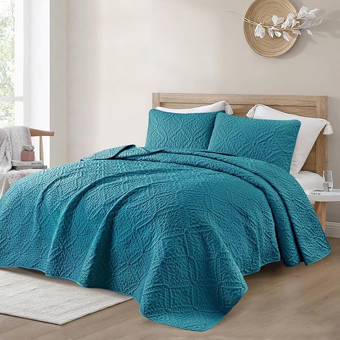 Exclusivo Mezcla Twin Quilt Bedding Set, Lightweight Soft Bedspreads Coverlets - Image 2