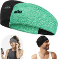 BORAYDA 2-Pack Bluetooth Headband, 18 Hours Play Time, HD Stereo, Built-in by BORAYDA