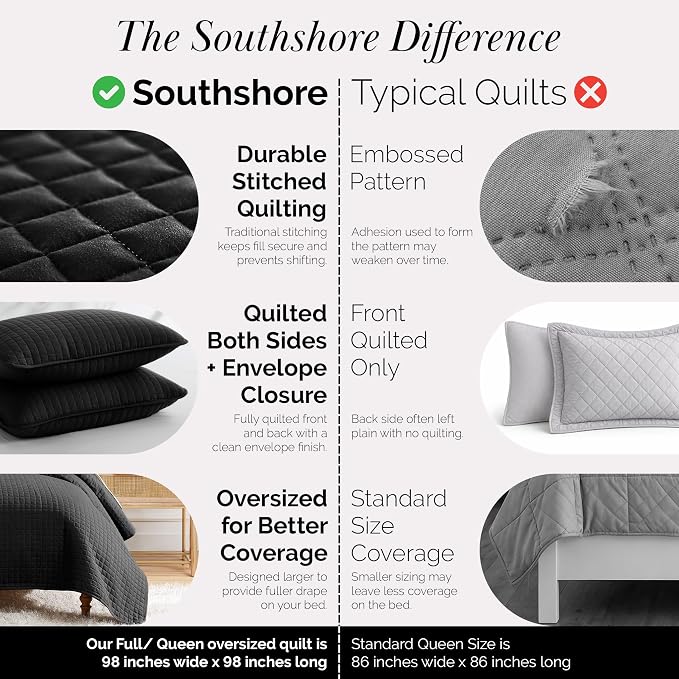 Southshore Fine Living, Inc. Quilts Queen Size Sets, Full Quilt Bedding Set - Image 4