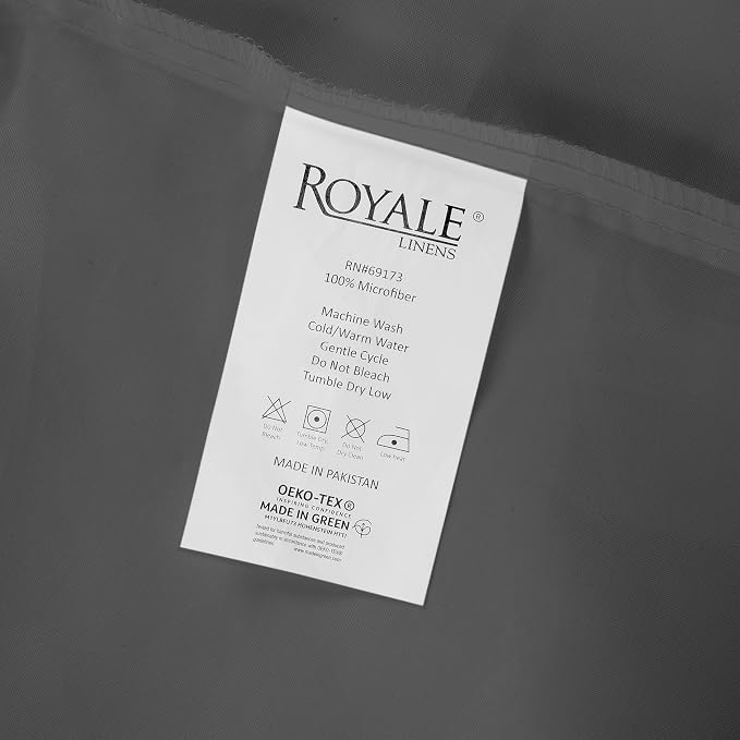 Royale Linens 2 Pack Bulk Flat Sheet Set - Image 9