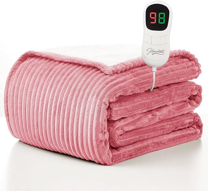 Homemate Heated Blanket Electric Throw by Homemate