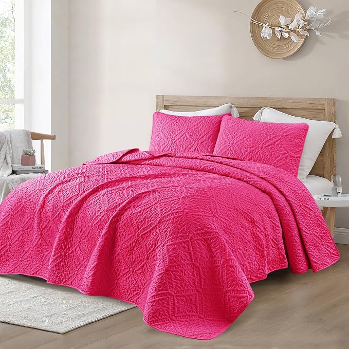 Exclusivo Mezcla Queen Quilt Bedding Set, Lightweight Soft Bedspreads Coverlets - Image 2