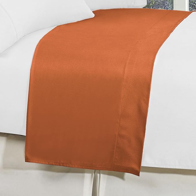 Elegant Comfort Premium Hotel Quality 1-Piece Flat Sheet, Luxury and Softest - Image 4