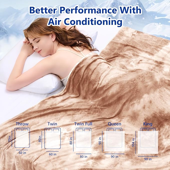 Topcee Cooling Throw Blanket for Hot Sleepers, Arc-Chill Q-Max >0.5 Cool Fiber - Image 7