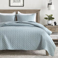 HORIMOTE HOME Quilt King Size Chambray Blue, Lightweight Quilt by HORIMOTEHOME