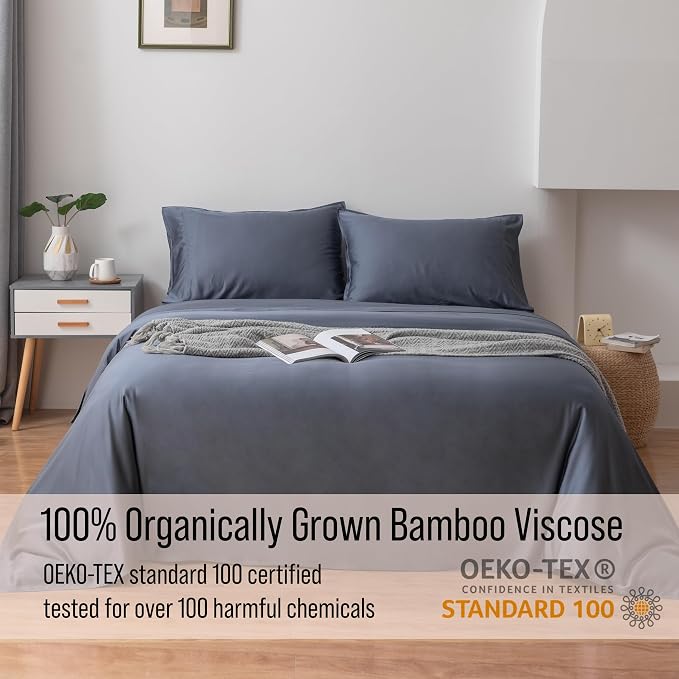 Bella Coterie | Luxury Bamboo Viscose Queen Size Pillowcase Set | 100% - Image 4