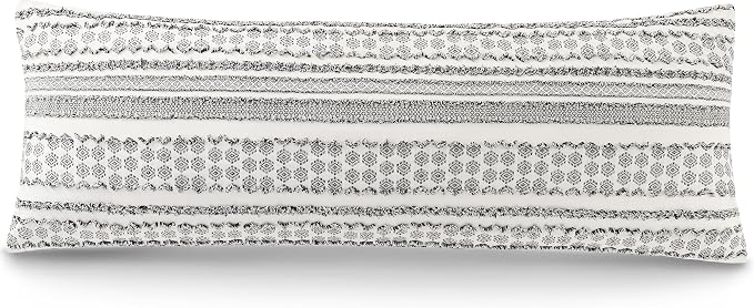 DOWNSTORIA Body Pillow Cover, Boho Cutwork Decorative Body Pillowcase, Ultra by DOWNSTORIA
