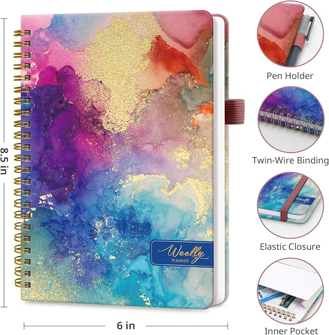 Undated Weekly Planner, Weekly To Do List Notebook - Image 3