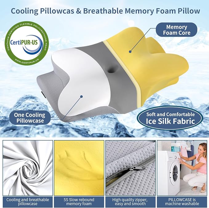 Cervical Neck Pillow for Pain Relief - Image 3