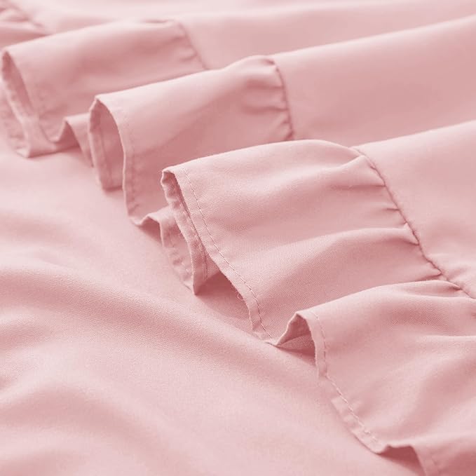 KKJIAF Ruffle Body Pillow Cases Set of 1, Ruffled Pillow Covers - Image 6