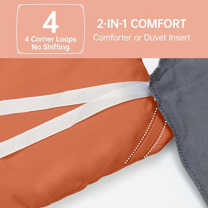 MUXHOMO Full Comforter Sets, All Season Ultra Soft Down Alternative Bedding - Image 6