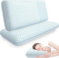 CushyOasis Memory Foam Pillows for Side, Back and Stomach Sleepers, Bed Pillow by CushyOasis