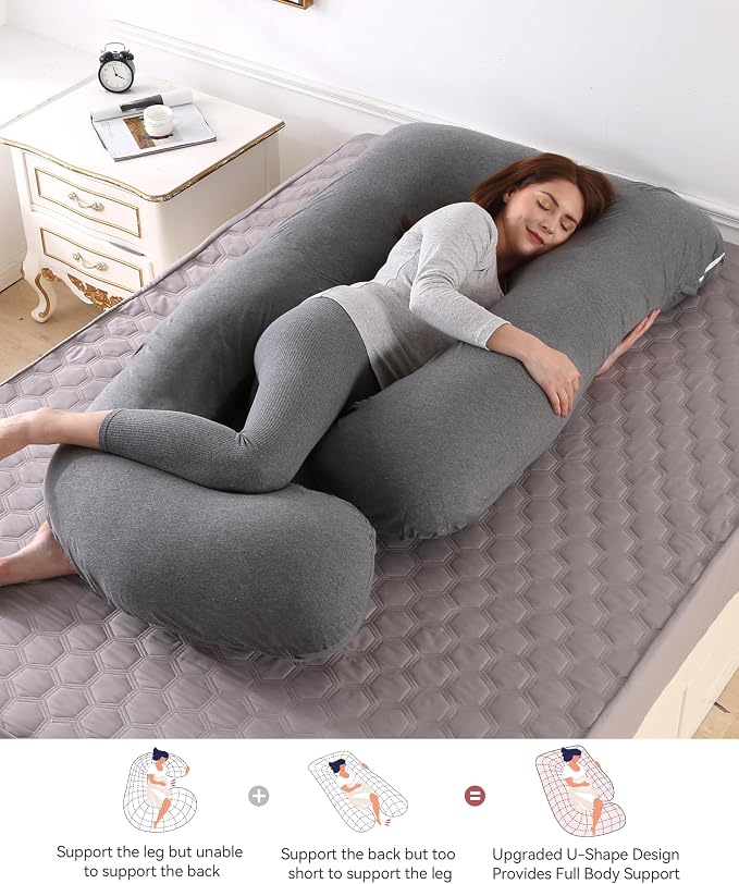 BATTOP Pregnancy Pillow for Sleeping, Full Body Pillow for Pregnancy Women - Image 3