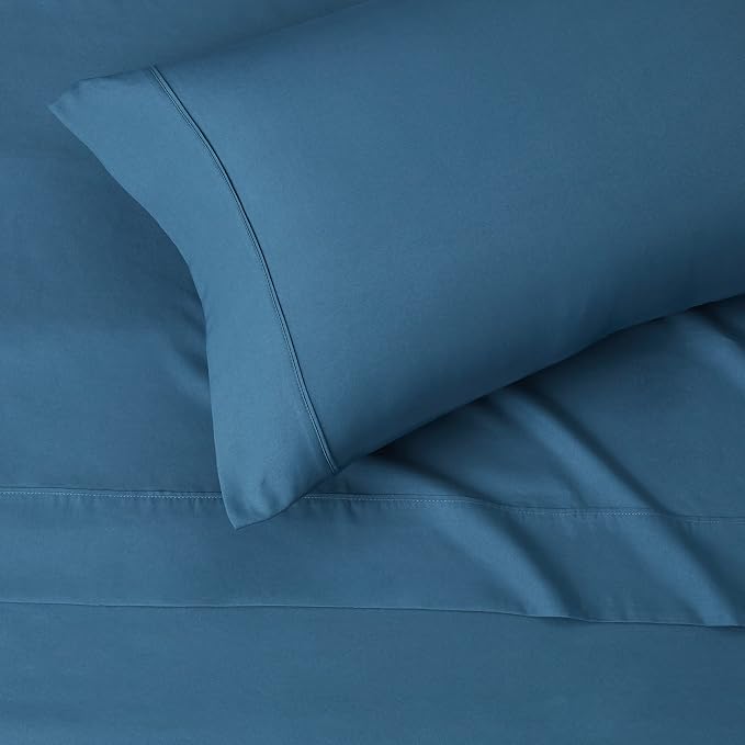 Amazon Basics Lightweight Breathable Brushed Microfiber 3-Piece Bed Sheet Set - Image 3