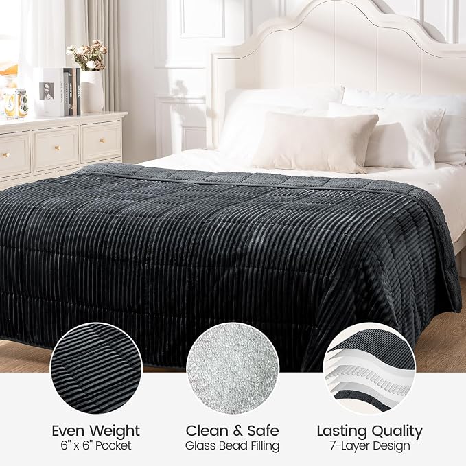 Sherpa Fleece Weighted Blanket - Image 5