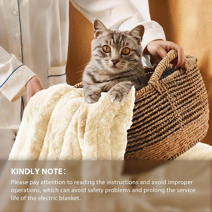 Homemate Electric Heated Blanket Twin Size - Image 6