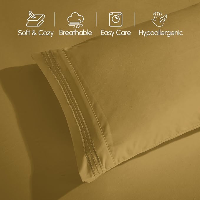 Elegant Comfort Luxurious 1500 Premium Hotel Quality Microfiber Three Line - Image 6