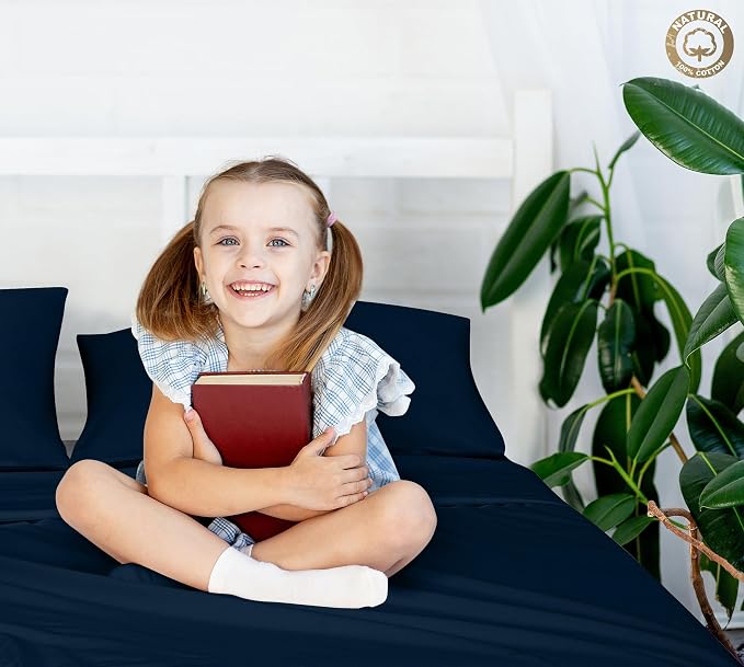 Royale Linen 400 Thread Count 100% American Grown Cotton Flat Sheet - Image 8