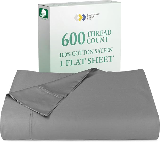 100% Cotton Flat Sheet by CaliforniaDesignDen